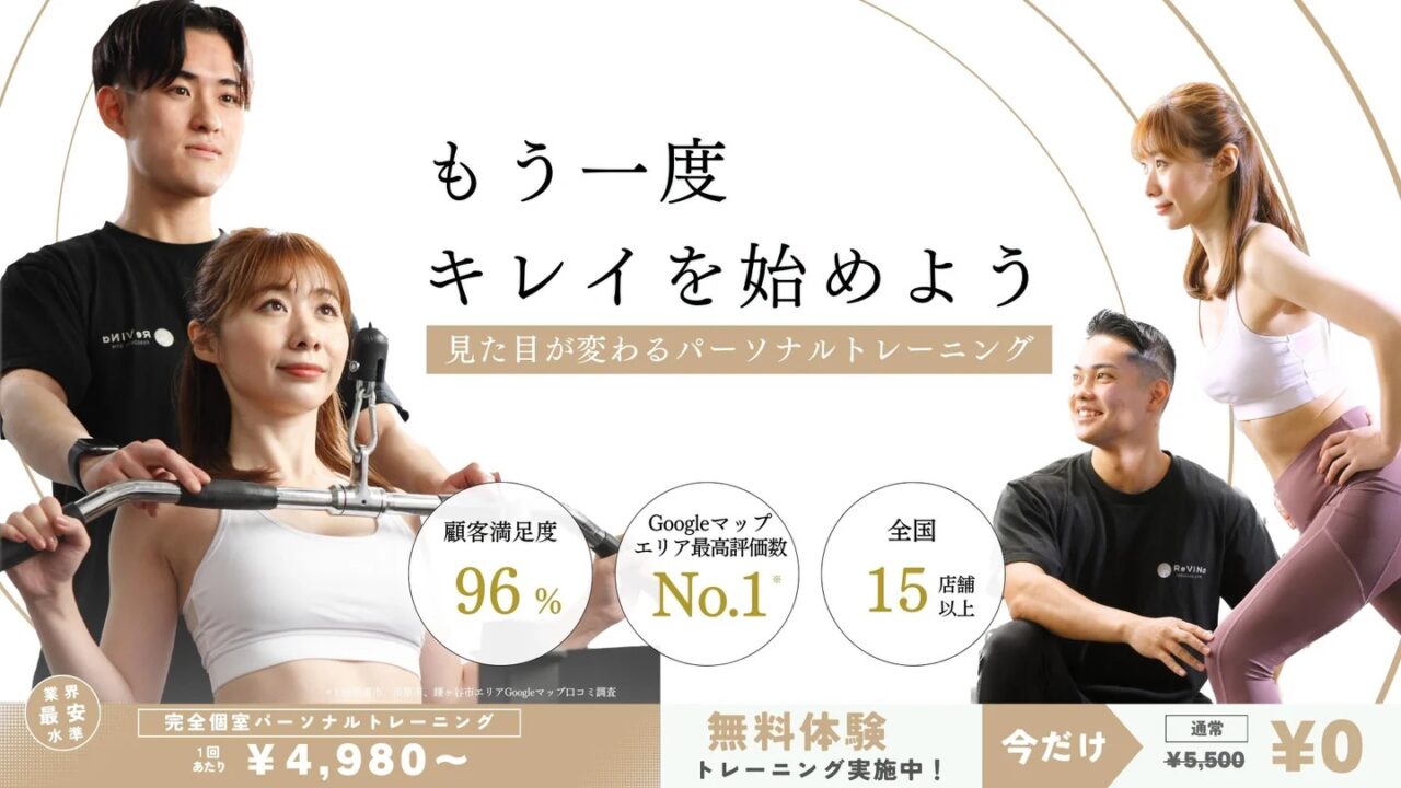 2026パーソナルジムレビナオープン