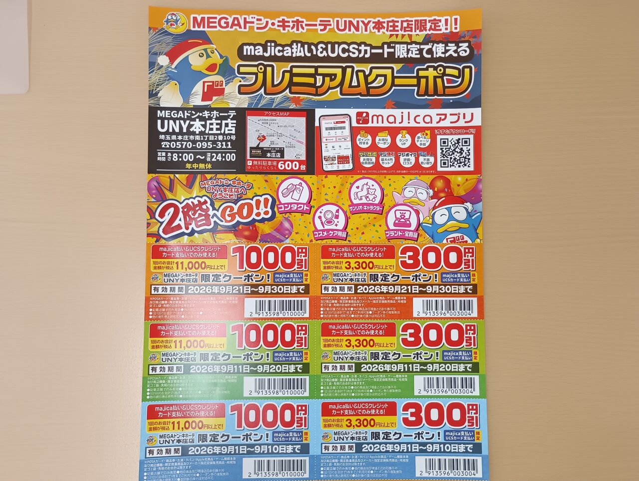 2026MEGAドンキクーポン